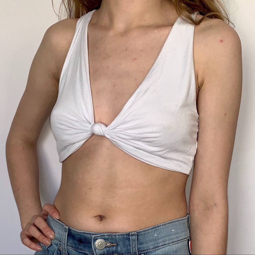 Crop Top with Knot Detail